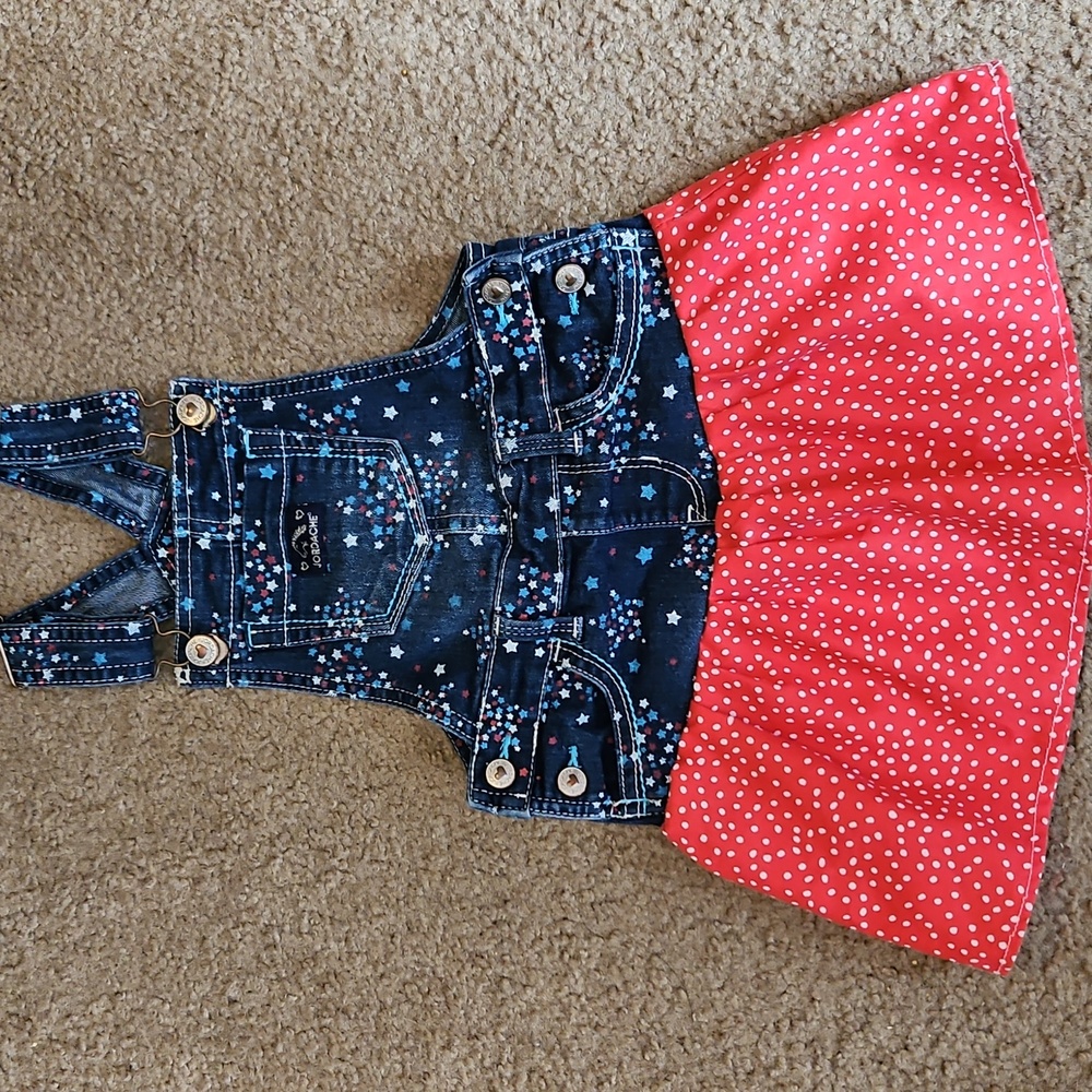 Jordache: Girls Overall Dress Handmade 4T